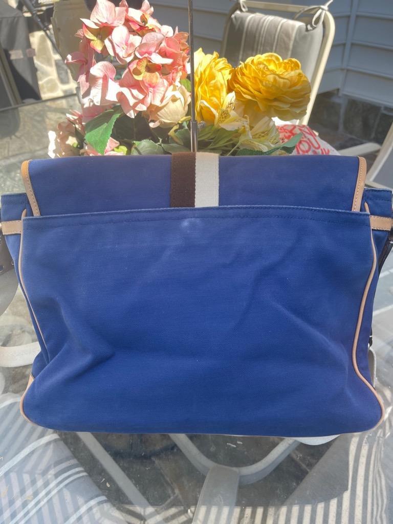 シェバページ★COACH F70201 メッセンジャーバッグ COACH Voyager Bag BLUE Beige Messenger Laptop BRIEF #F70201