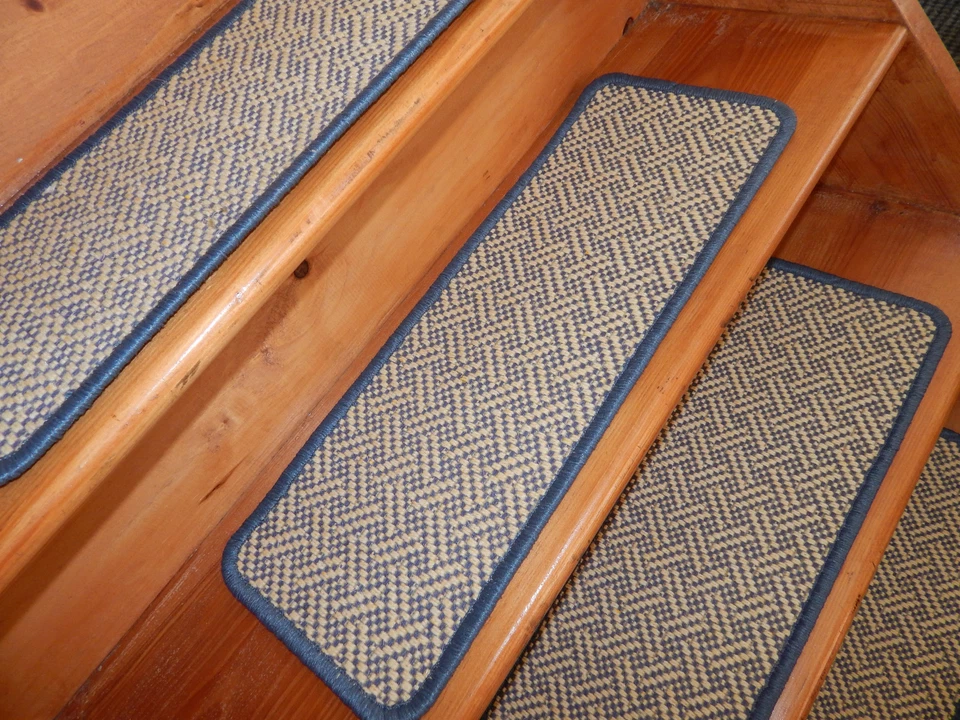 13 PASOS 9" x 25' peldaños escalera escalera LANA TEJIDA + aterrizaje 25" X 30". Foto 2 de 4