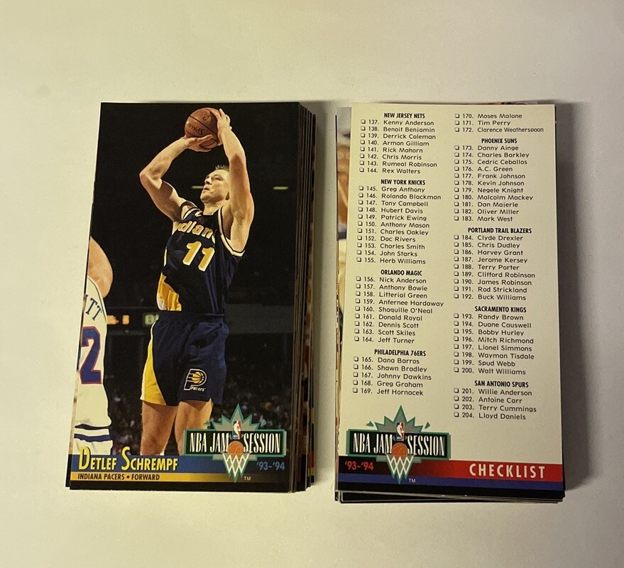 1993-94 Fleer NBA Jam Session Singles You Pick