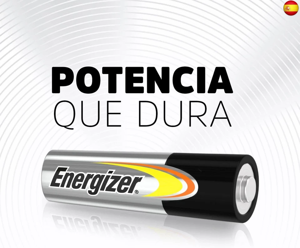 Energizer Pilas AA, Pilas alcalinas de Potencia Doble A, 24 Unidades (Paquete - Imagen 2 de 4