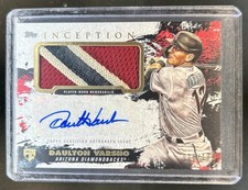 2021 Topps Inception Daulton Varsho Patch Auto RC Rookie #/199 Diamondbacks