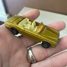 1969 Lesney Matchbox Superfast No.69 Gold Rolls Royce Shadow Coupe. England 