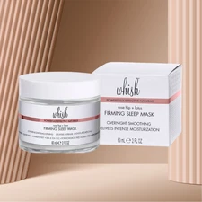 Whish Firming Sleep Mask Rose Hip + Lotus Overnight Face Treatment 2 FL oz