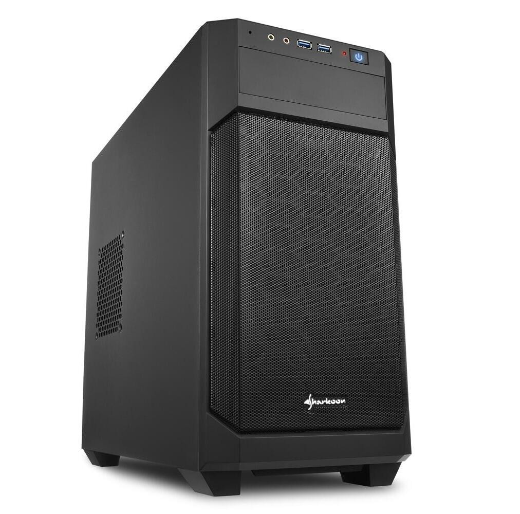 Компьютер Sharkoon Gehuse V1000 Micro-ATX schwarz 8490₽