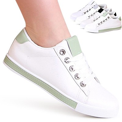 Damen Plateau Sneaker Halbschuhe Turnschuhe Skater Sportschuhe Flats 