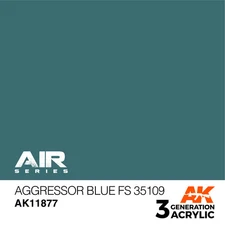 AK Interactive AK11877 Acrylic 3G Air Aggressor Blue FS 35109 17ml