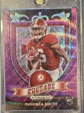 2021 Panini Prizm Draft Picks Collegiate #165 DeVonta Smith PURPLE WAVE