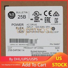 Allen-Bradley 25B-D4P0N114 PowerFlex 525 1.5kW 2Hp AC Drive 25B-D4P0N114 USA！
