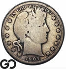 1904-O Barber Half Dollar, Scarcer New Orleans Issue
