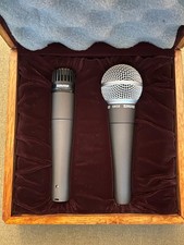 Shure SM57  SM58 Mics 75th Anniversary Limited Edition Collector's Box - Silver