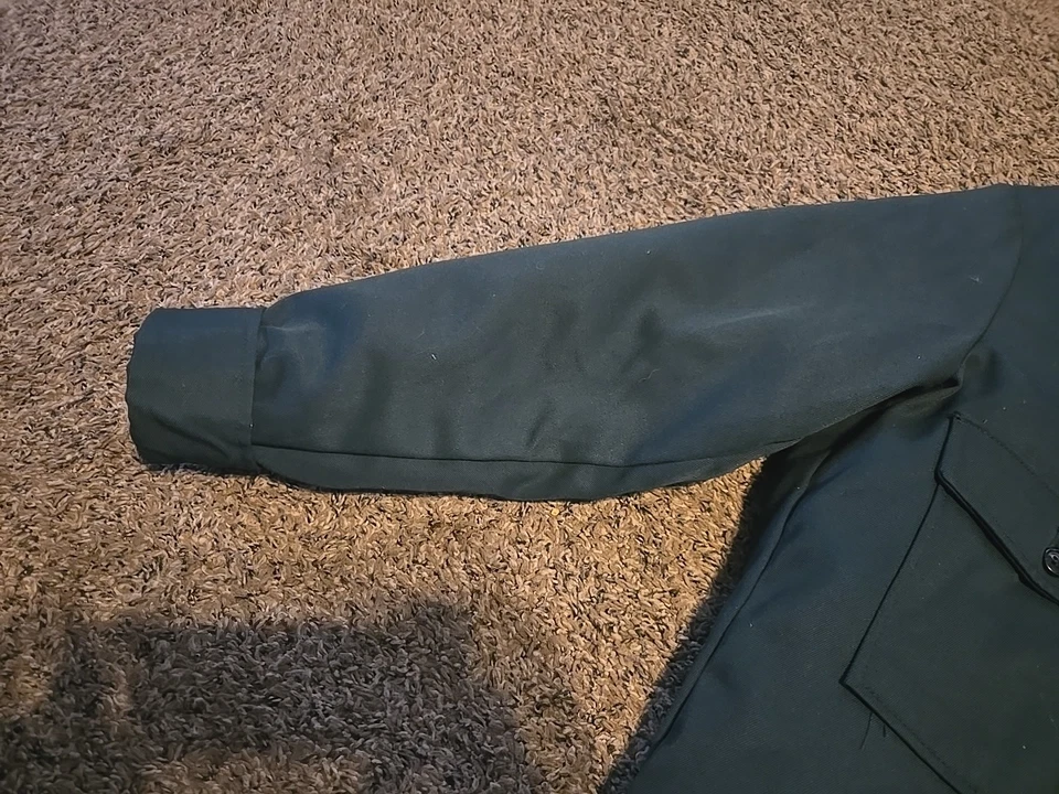 Vintage Size 40 R 1960s-70s Lee Permanent Press Twill Work Jacket Talon Cropped  — 第 4/4 张图片