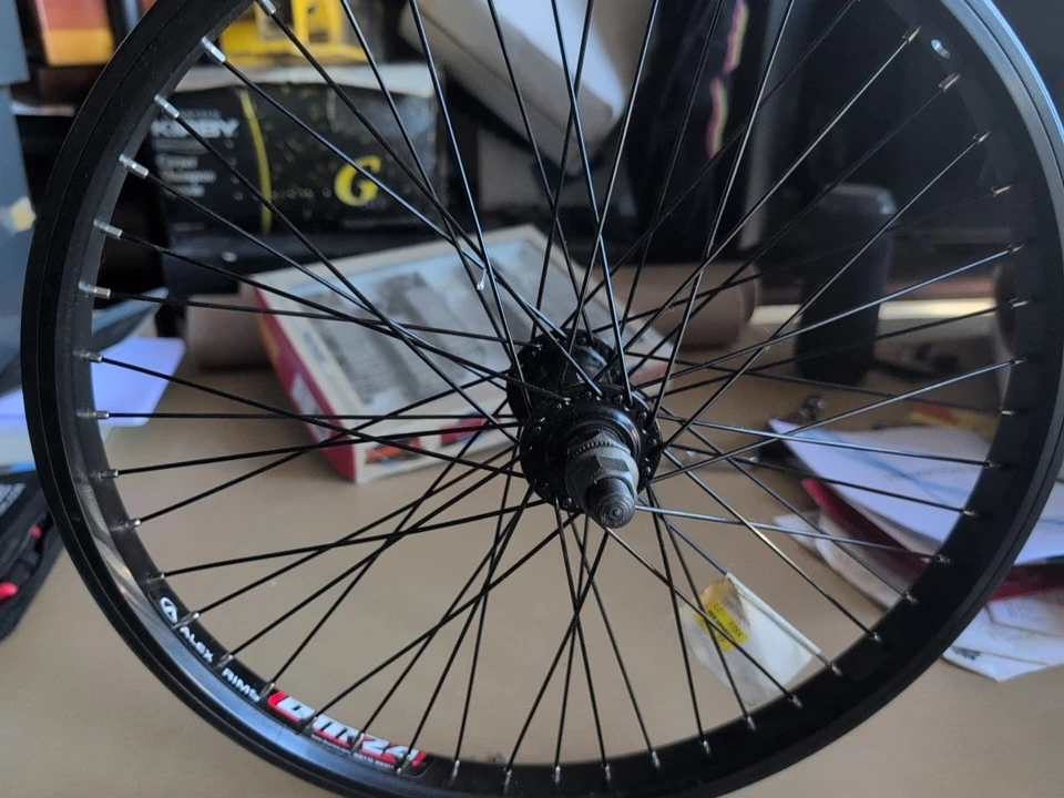 NEW Alex Rims BMX Bike 1 Rim Wheel Only DM24 6061-T6 RL 406X24 Vintage Black - Image 3 of 4