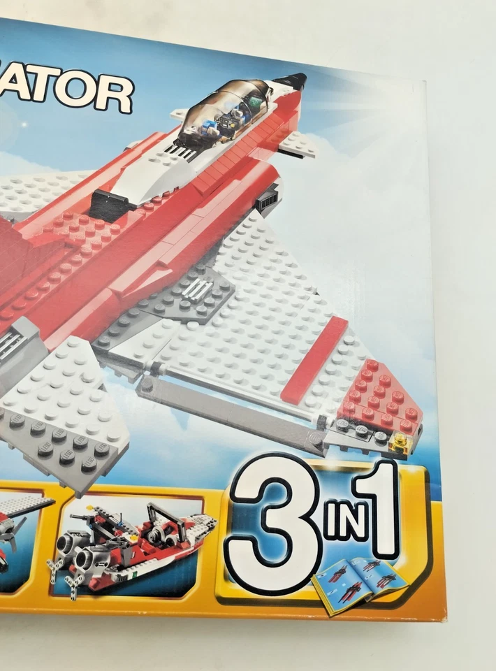 LEGO 5892 Sonic Boom Creator 3 in 1 MISB NEU SEALED Flugzeug Jet Boot - Bild 3 von 4