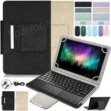 Universal Touchpad Keyboard Case Mouse For 9.7 10 10.1 10.2 10.5 11 Inch Tablets