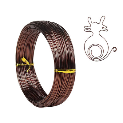 18 Gauge Aluminum Craft Wire - 165 Feet, 1mm Bendable Metal Wire for Jewelry, Sc