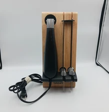 Cuisinart Electric Knife CEK-40 Stainless Steel Blades & Block Set READ DETAILS