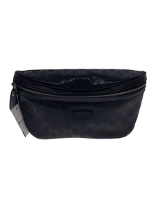 Sac GUCCI taille GG impression PVC noir occasion