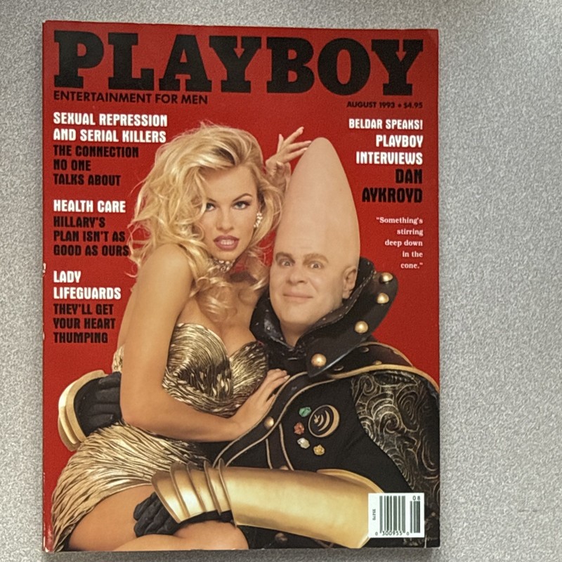 Playboy Magazine August 1993 Vol 40 No 8 Illustrated, Dan Aykroyd.