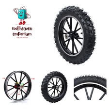 Buje de rueda duradero de 10 pulgadas para motocicletas de cross con neumático para mini motocicletas de 49-50 cc