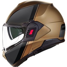 Nolan N120-1 Vern Speciale Flip Back Motorcycle Motorbike Helmet - Sabbia / Grey
