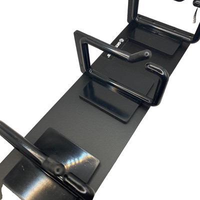 Ortronics OR-808004867 2U Horizontal Cable Management Panel 5-Ring Black 19'' 