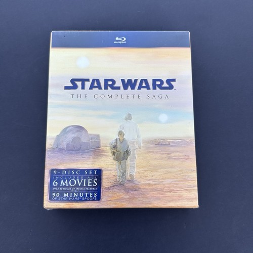 Star Wars The Complete Saga 2011 Blu-ray, 9-Disc Set - Brandneu Sealed