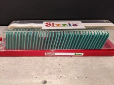 Sizzix Sizzlits BOZO Alphabet Numbers Die Set of 35 Lower Case w/ Storage Case