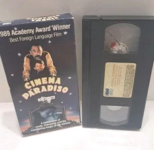 Cinema Paradiso VHS 1990 Yellow Subtitled English Version 1989 Academy Winner