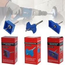 TCT SDS Plus Electricians Box Cutter Set 3pc | Single Double Socket Wall Chaser