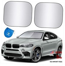 Windshield Sun Shade with Shield Standard (Medium) 2-Piece Foldable Sun Shade