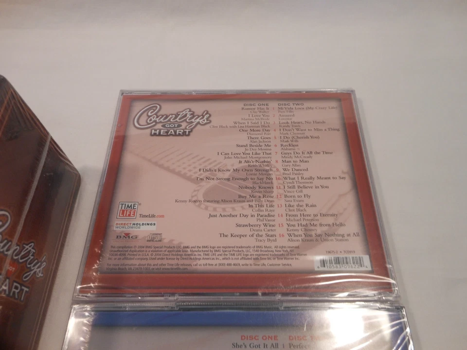 Various Country's GOT HEART 5 CD Box Set + MORE, 2004/06/10 Time Life BRAND NEW - Image 3 of 4