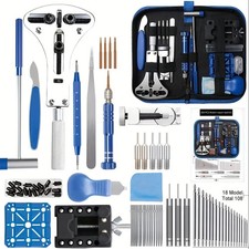 185pcs Watch Repair Kit Professional Watch Battery Replacement Tool Watch Link