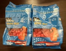 Lot of 2 Ideal Wire-Nut 73B 30-073P 100 Pack Wire Connectors Orange.NEW. H 493