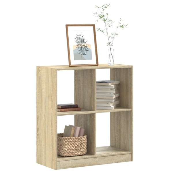 BüCherregal Standregal Bodenregal Sonoma Eiche 68,5X32X75 Cm Spanplatte-image