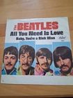Beatles All You Need is Love Original West Coast Sleeve and 45