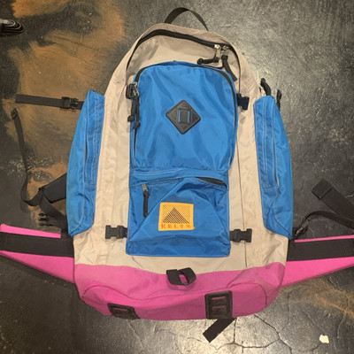 Vintage Kelty Red Wing Hiking Backpack Internal Frame Blue 22 inches long s-l400.jpg main image 2