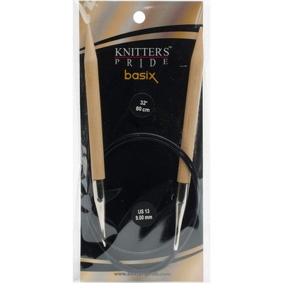 Basix Fixed Circular Needles 32 Size 13/9mm