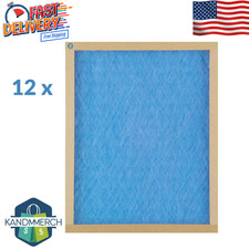 12 x 24 x 1 Fiberglass Air Filter FPR 1, 12-Pack, MERV 2 Air Filters Replacement
