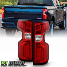 For 2019-2023 Chevy Silverado 1500 LED Tail Lights w/Wiring Harness Left+Right