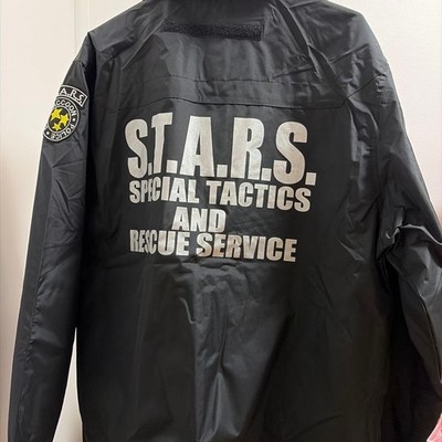Official Resident Evil S.T.A.R.S. Windbreaker Black L