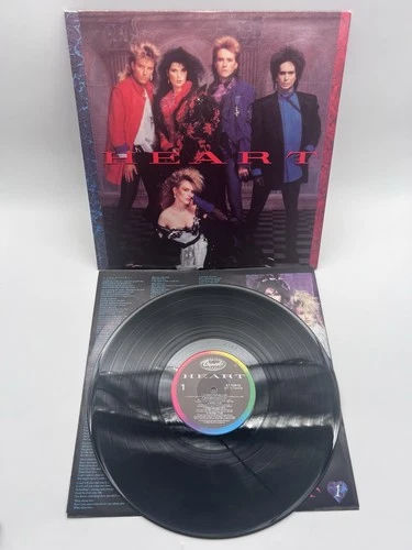 Heart–Heart–1985 Capitol–ST-12410 Vinyl Record LP