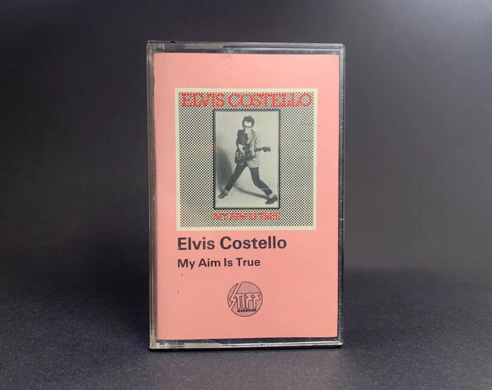 Elvis Costello MY AIM IS TRUE Cassette ZSEEZ3 **UK 1ST ISSUE 1977** PINK LABEL - Image 3 of 4