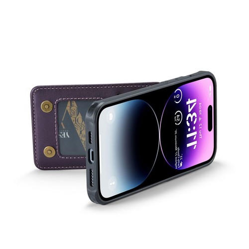 Luxury Stand Zipper Leather Card Wallet Cover Case For 13 12 11 14 15 Pro Max - 第 20/36 張圖片