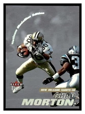 2001 Ultra #113P Chad Morton Platinum Medallion #/50