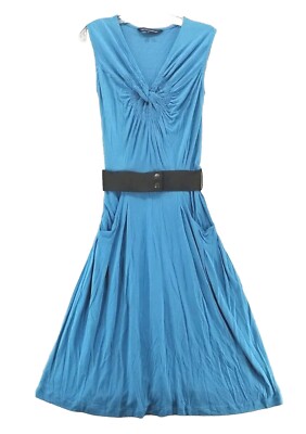 Robe En Jersey Ajustée French Connection - Taille 8 - Bleu - Occasion Très Bon état