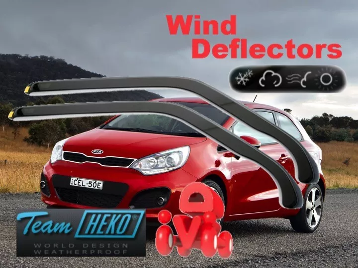 Kia rio cheap wind deflectors
