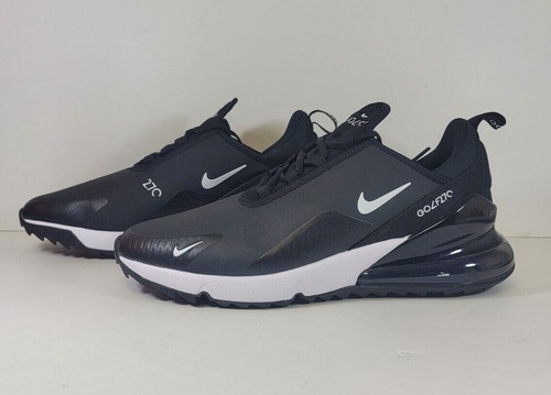 Nike Air Max 270 Golf Shoes Black White Panda Men's Sizes 8-14 CK6483-001 New - Picture 2 of 9