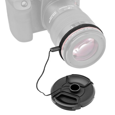 Tappo Copriobiettivo Frontale 43 Mm Con Laccetto - Compatibile Canon, Nikon E Altri Obiettivi Da 43 Mm