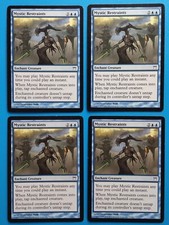 MTG 4x Mystic Restraints x4 LP Champions of Kamigawa Magic Playset