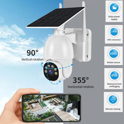 Solar monitoring camera Tuya Smart Wifi Home IP Camera Surveillance Camera 1080P